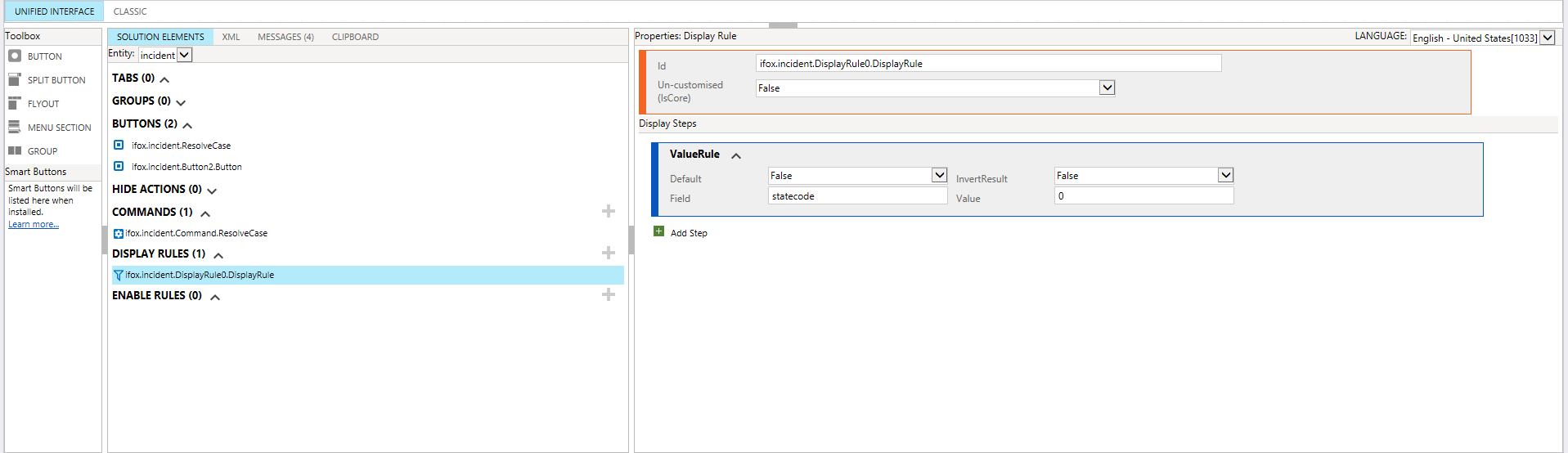 Display Rule Configuration